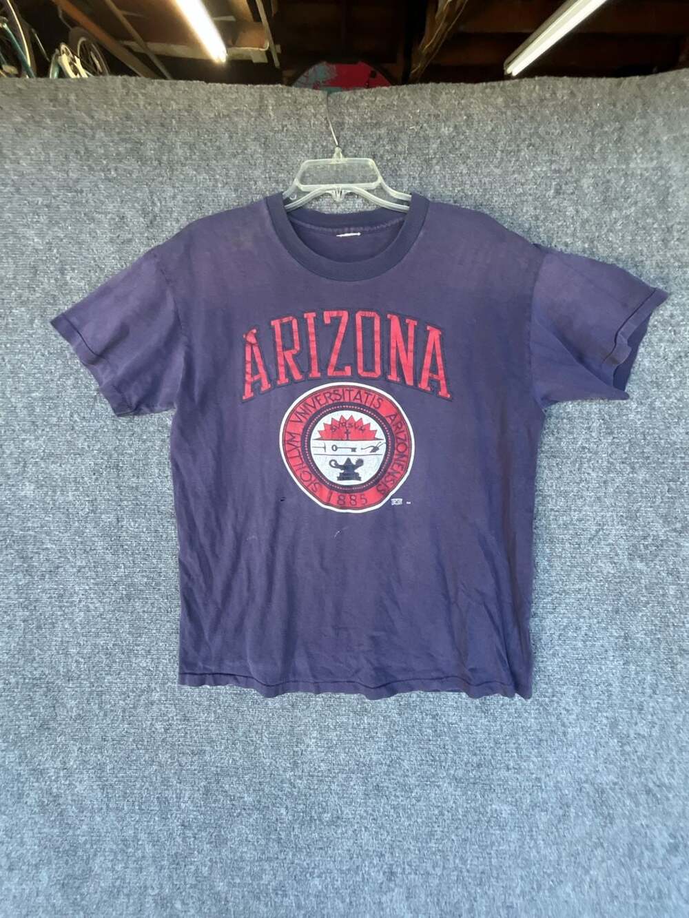 Vintage 90s University of Arizona 20/20 Sport T-Shirt Navy Blue